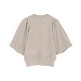 ラメモールパフスリニットプルオーバー | earth music&ecology  | 詳細画像23 