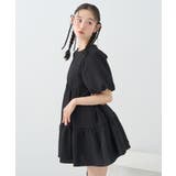 バックリボンパフスリーブミニワンピース | earth music&ecology  | 詳細画像15 