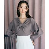 【WEB限定】リボンニットアンサンブル | earth music&ecology  | 詳細画像1 