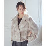 【WEB限定】シャギーショートコート | earth music&ecology  | 詳細画像12 