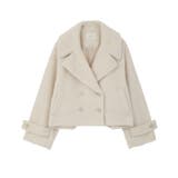 【WEB限定】シャギーショートコート | earth music&ecology  | 詳細画像46 