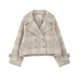 【WEB限定】シャギーショートコート | earth music&ecology  | 詳細画像49 