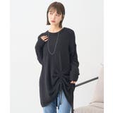 パウダーシャギーシャーリングニットミニワンピース | earth music&ecology | 詳細画像15