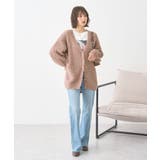 スパンコールブークレカーディガン | earth music&ecology  | 詳細画像3 