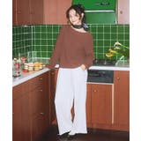 パウダーシャギー畦プルオーバー | earth music&ecology | 詳細画像4