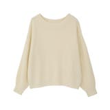 パウダーシャギー畦プルオーバー | earth music&ecology | 詳細画像48