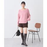 パウダーシャギー畦プルオーバー | earth music&ecology | 詳細画像18