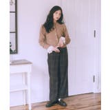 パウダーシャギークルーネックカーディガン | earth music&ecology  | 詳細画像4 