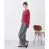 パウダーシャギークルーネックカーディガン | earth music&ecology  | 詳細画像31 