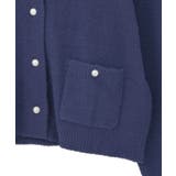 パウダーシャギークルーネックカーディガン | earth music&ecology  | 詳細画像42 