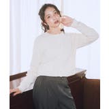 パウダーシャギークルーネックカーディガン | earth music&ecology  | 詳細画像5 