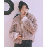 プードルファーショートブルゾン | earth music&ecology | 詳細画像5