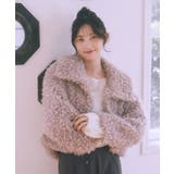 プードルファーショートブルゾン | earth music&ecology | 詳細画像6