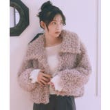 プードルファーショートブルゾン | earth music&ecology | 詳細画像7
