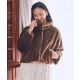 ファーショートブルゾン | earth music&ecology  | 詳細画像9 