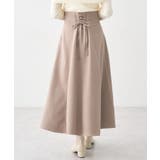 バックレースアップスカート | earth music&ecology  | 詳細画像1 