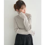 ハートプレートリブニットプルオーバー | earth music&ecology  | 詳細画像10 