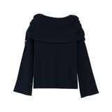 リボンギャザーオフショルニットプルオーバー | earth music&ecology | 詳細画像21