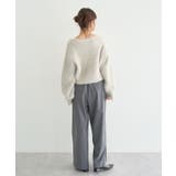 ミックスカラーラメニットカーディガン | earth music&ecology  | 詳細画像19 