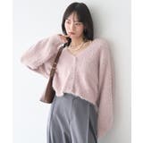 ミックスカラーラメニットカーディガン | earth music&ecology  | 詳細画像25 