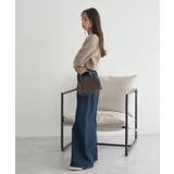 襟付きケーブルニットジャケット | earth music&ecology | 詳細画像10