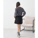 襟付きケーブルニットジャケット | earth music&ecology | 詳細画像6