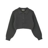 襟付きケーブルニットジャケット | earth music&ecology | 詳細画像30