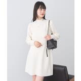 ウエストリブフレアニットミニワンピース | earth music&ecology  | 詳細画像10 