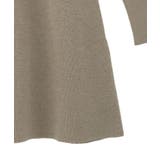 ウエストリブフレアニットミニワンピース | earth music&ecology  | 詳細画像25 