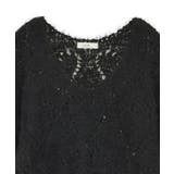 シャギーミックス透かしハート柄ニット | earth music&ecology  | 詳細画像24 