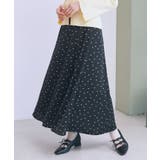 サテンフレアスカート | earth music&ecology  | 詳細画像2 
