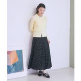 サテンフレアスカート | earth music&ecology  | 詳細画像4 