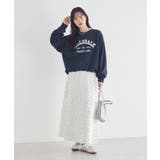 サテンフレアスカート | earth music&ecology  | 詳細画像14 