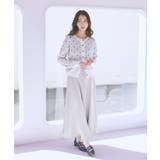 サテンフレアスカート | earth music&ecology  | 詳細画像7 