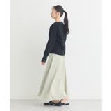 サテンフレアスカート | earth music&ecology  | 詳細画像26 