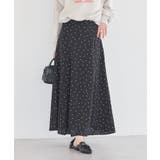 サテンフレアスカート | earth music&ecology  | 詳細画像29 