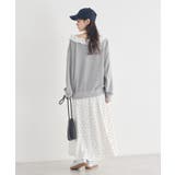 サテンフレアスカート | earth music&ecology | 詳細画像11