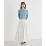 サテンフレアスカート | earth music&ecology | 詳細画像14