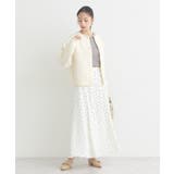 サテンフレアスカート | earth music&ecology | 詳細画像17