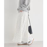 サテンフレアスカート | earth music&ecology | 詳細画像8