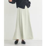 サテンフレアスカート | earth music&ecology | 詳細画像28