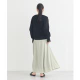 サテンフレアスカート | earth music&ecology | 詳細画像31