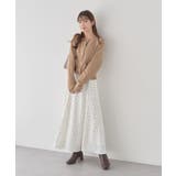 サテンフレアスカート | earth music&ecology | 詳細画像38