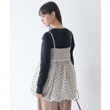 ドットバルーンキャミチュニック | earth music&ecology  | 詳細画像10 