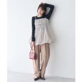 ドットバルーンキャミチュニック | earth music&ecology  | 詳細画像12 