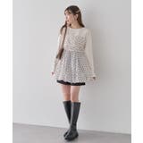 ドットバルーンキャミチュニック | earth music&ecology  | 詳細画像19 