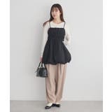 ドットバルーンキャミチュニック | earth music&ecology  | 詳細画像25 