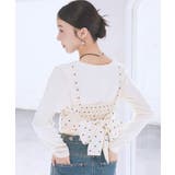 2WAYドットリボンビスチェ | earth music&ecology  | 詳細画像3 