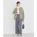 ノーカラーカバーオール | earth music&ecology  | 詳細画像7 