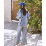 デニムノーカラーカバーオール | earth music&ecology  | 詳細画像4 